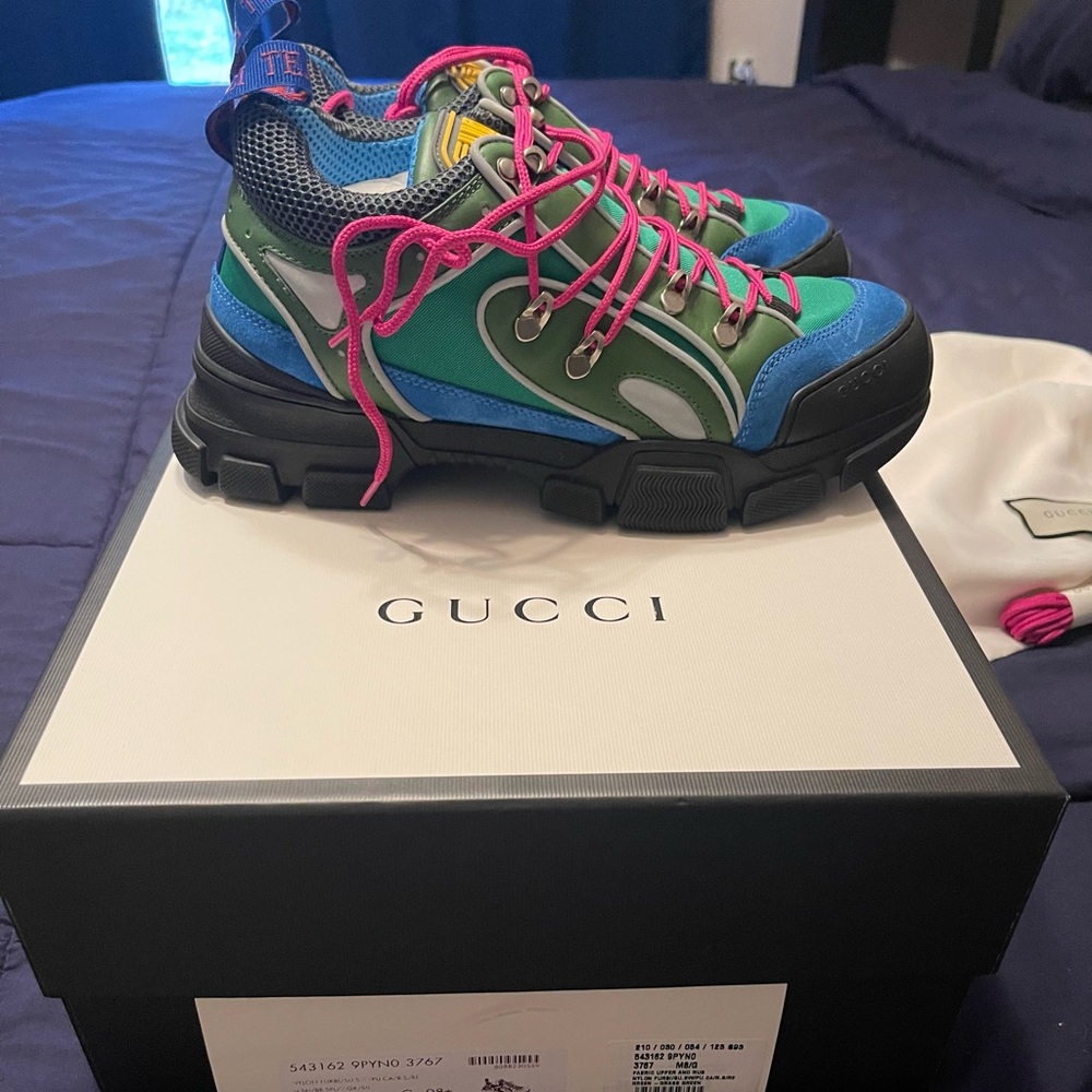 Gucci Flashtrek Sneakers Size 8 1/2